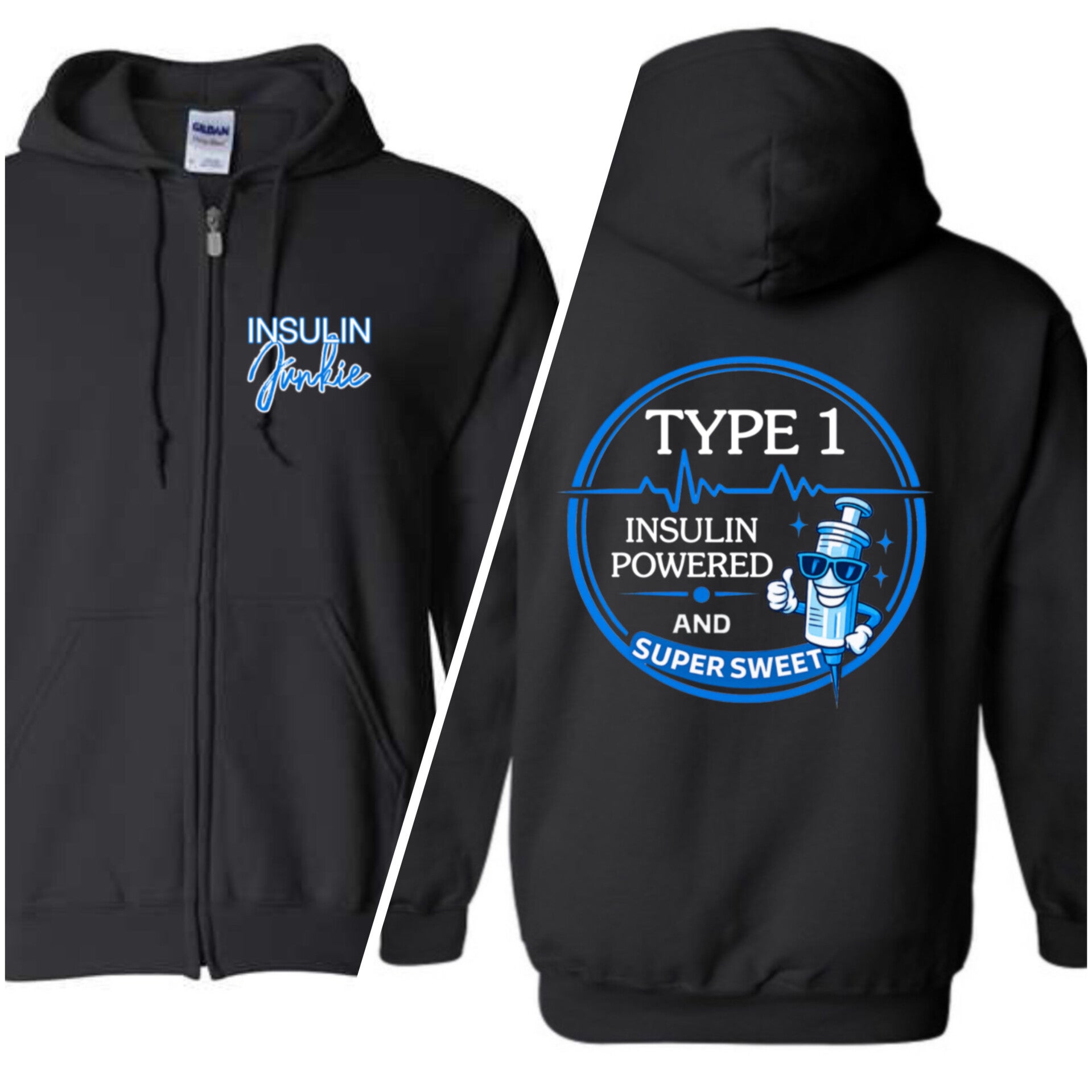 Insulin junkie zip up