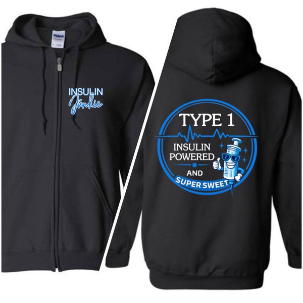 Insulin junkie zip up