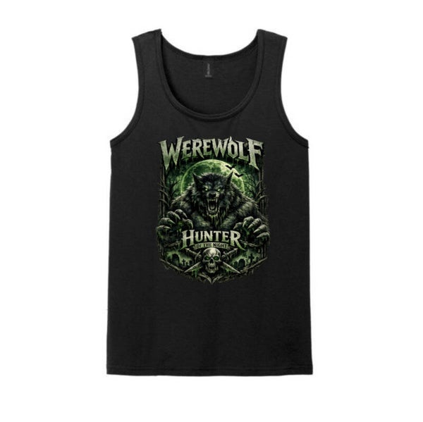 Werewolf Green tank top