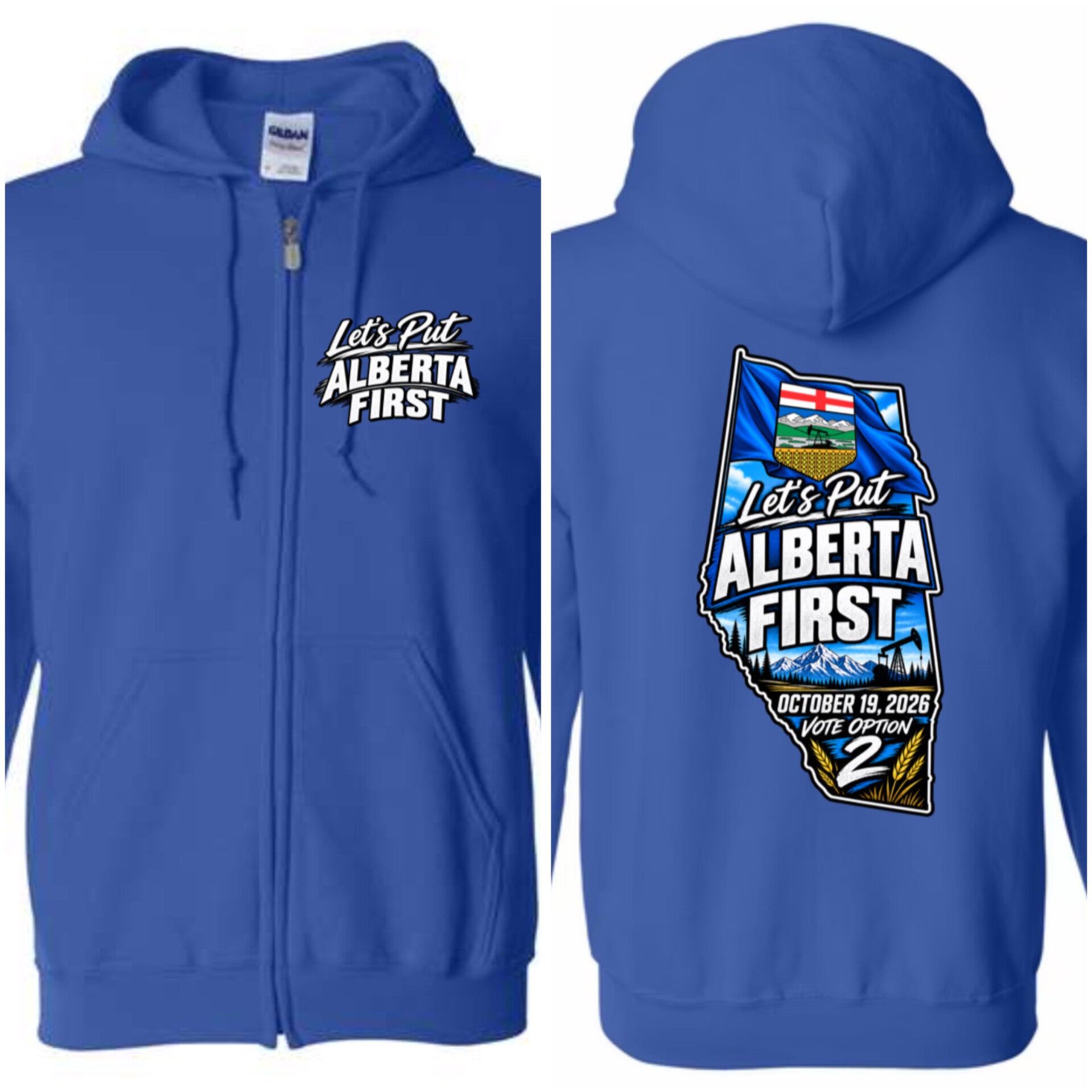 Let’s put Alberta first zip up