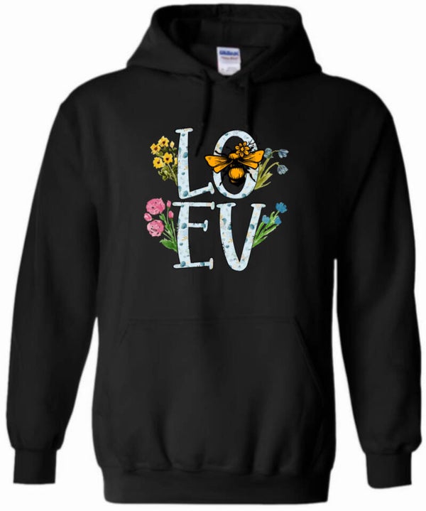 Love with flowers Hoodie