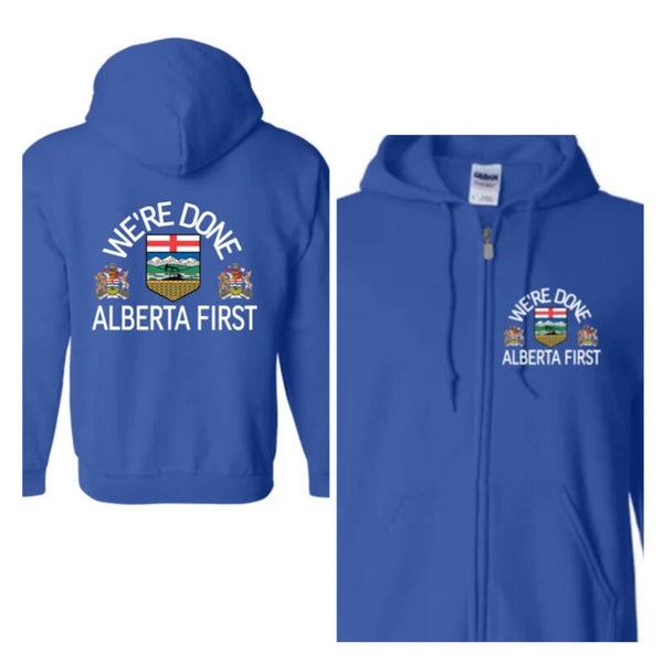 We’re done. Alberta first Zip up