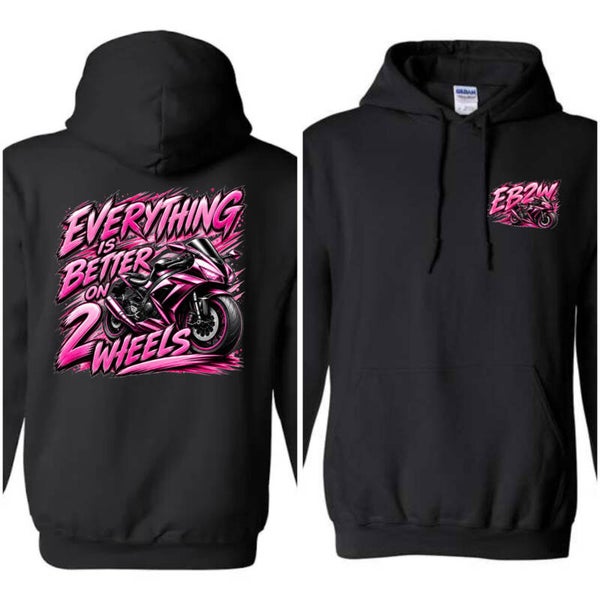 EB2W pink hoodie