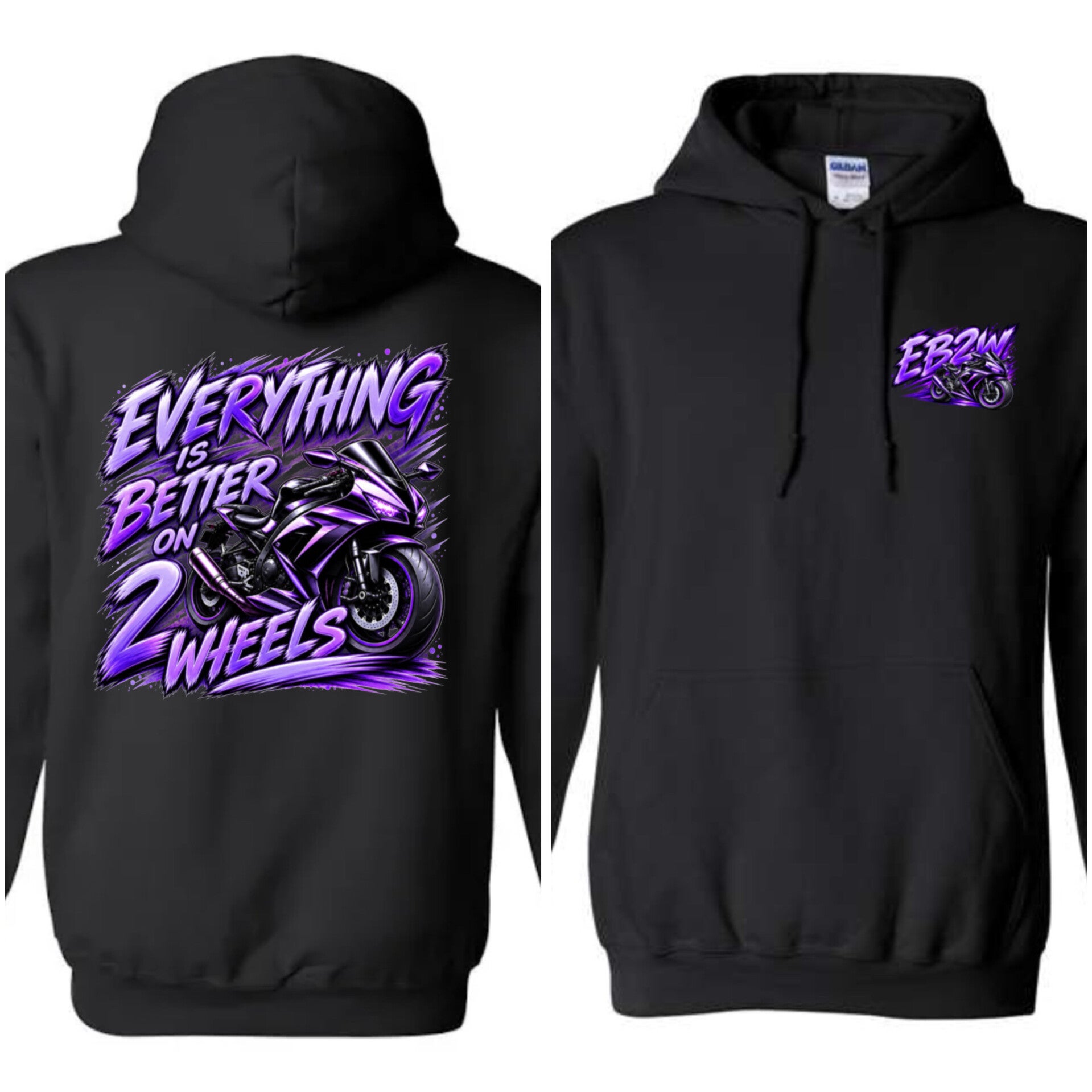 EB2W purple hoodie
