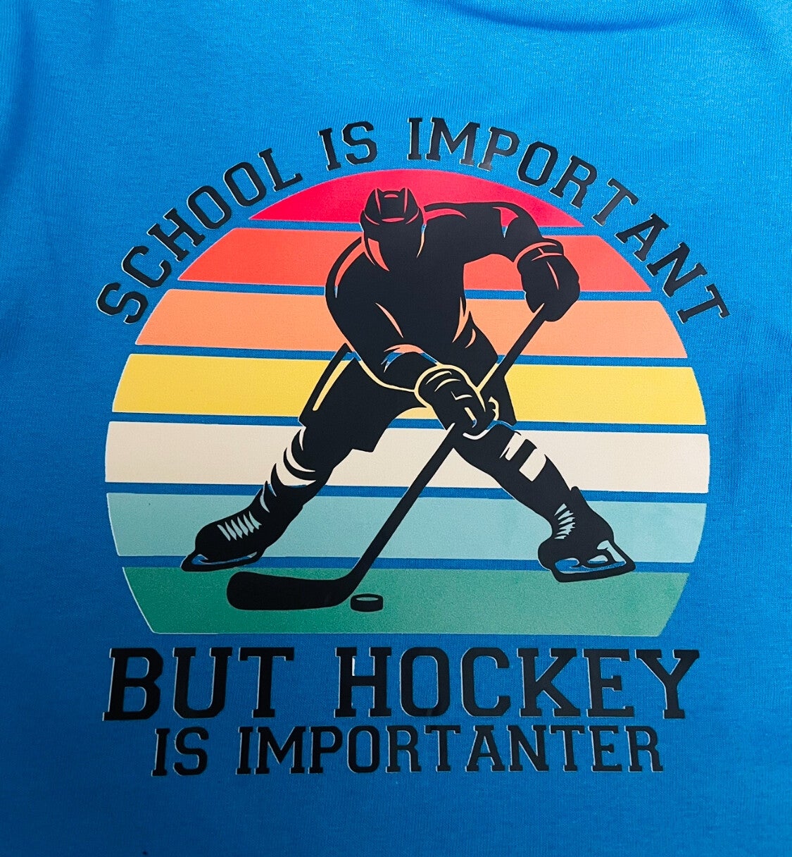 School is important but hockey is importanter