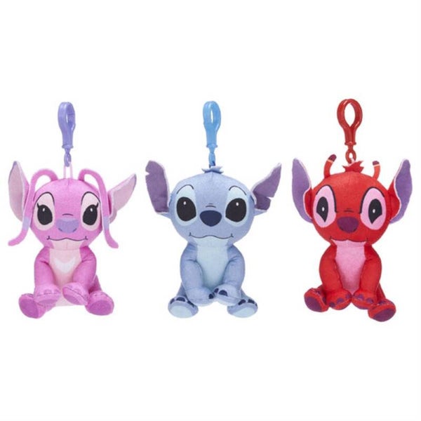 Stitch Schlüsselanhänger Plüsch 3 Sortimente 12 cm