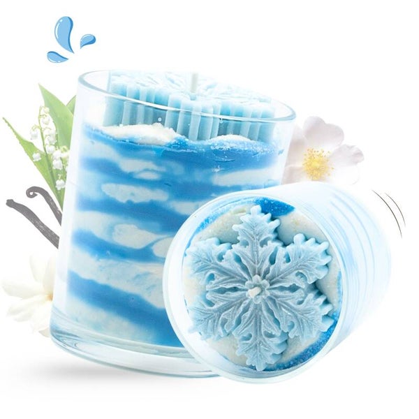 Große duftende Kerze Saubere Wäsche - Weihnachten