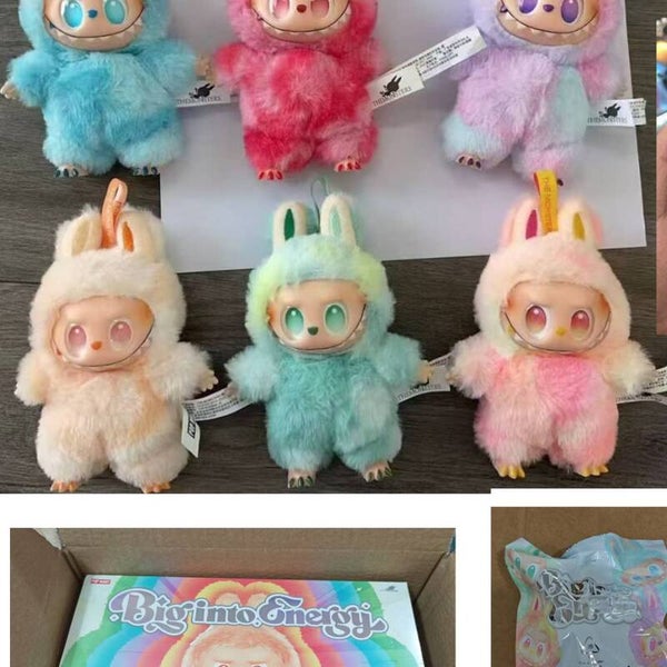 Labubu Stil DIE MONSTER Große Energie-Tasche Schlüsselanhänger