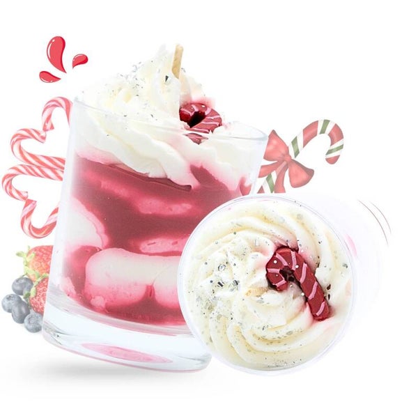 Gourmande Zuckerstange Kerze - Weihnachten