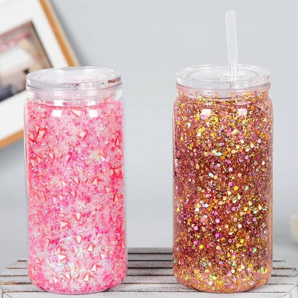 12 oz Snow Globe Cup