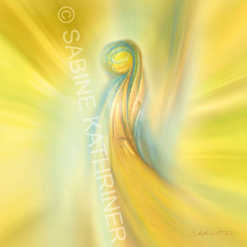  ENERGIEBILDER LEINWANDDRUCK OMAS ENGEL