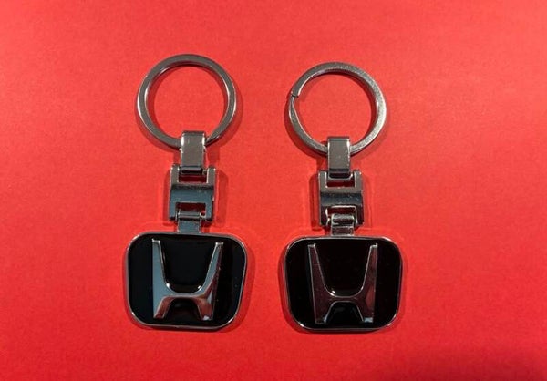 Honda Schlüsselanhänger Neu Chrom Schwarz