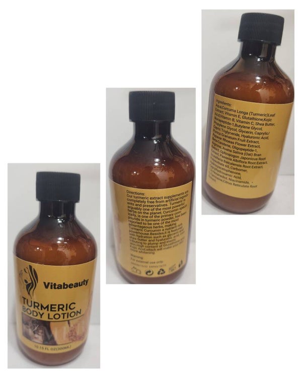 Vita beauty turmeric body lotion clean me up