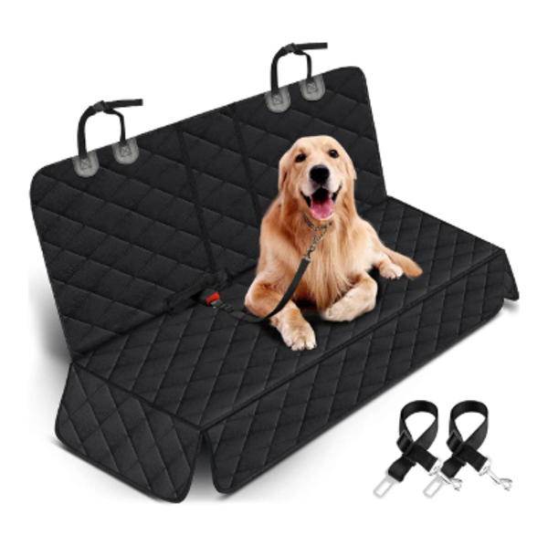 Yurtec Dog Pet Car Seat Cover, Back Seat Cover for Dogs - Cars, SUVs, Trucks