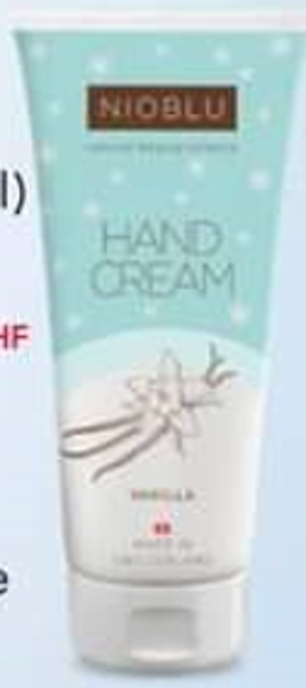 NioBlu Vanilla Handcream (75 ml)