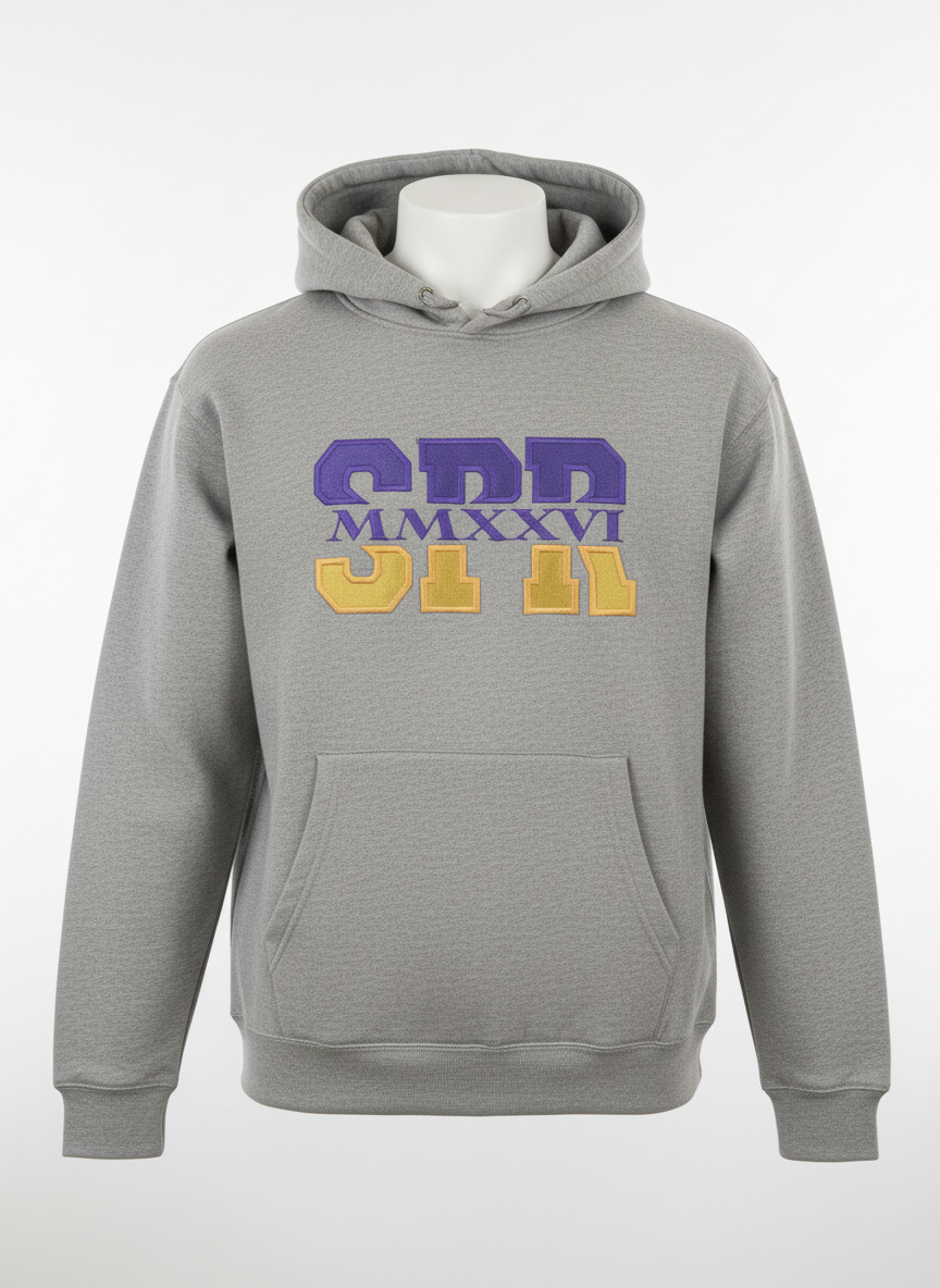 Spring/Fall Roman Numeral Hoodie