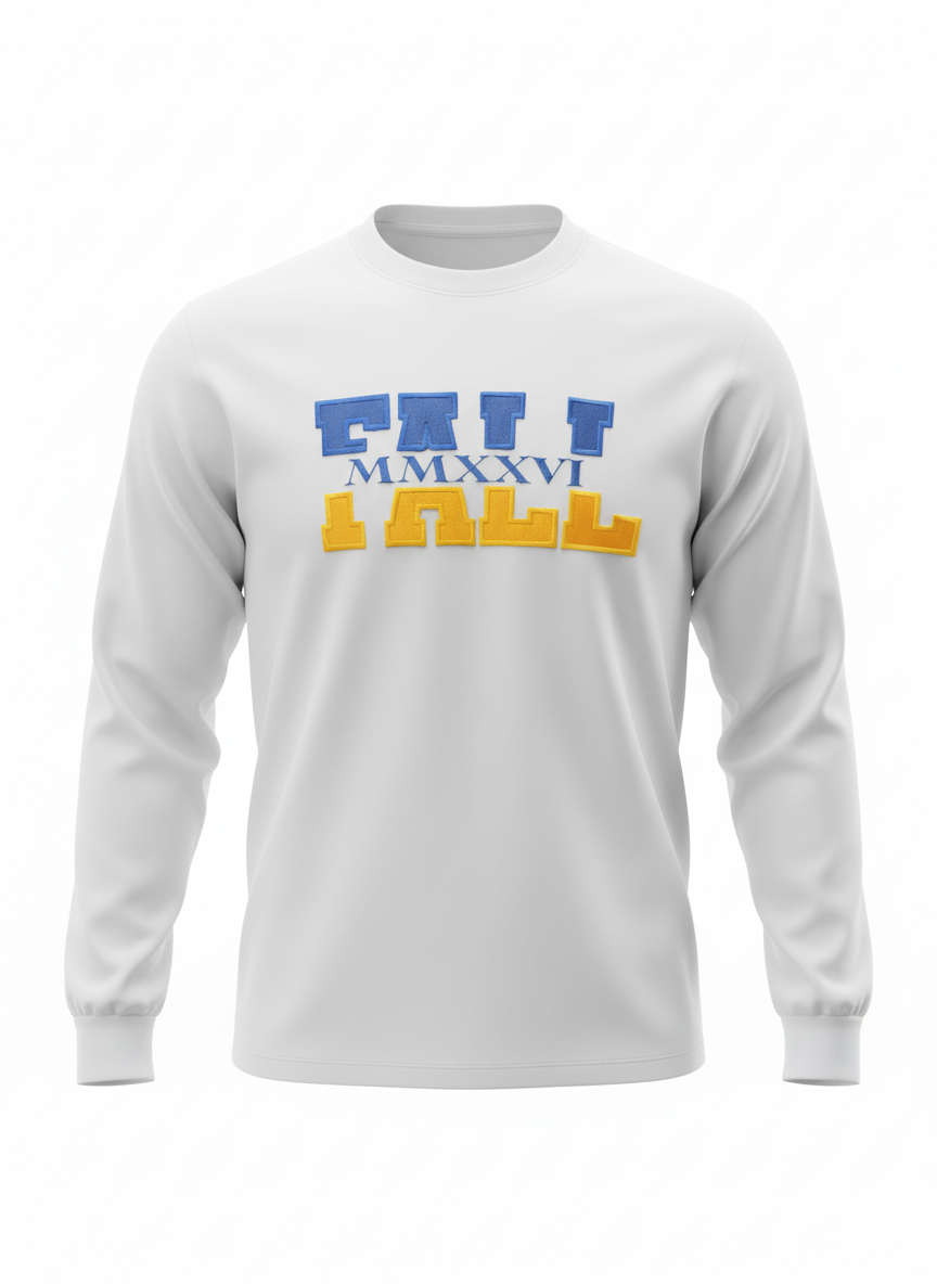 Spring/Fall Roman Numeral Longsleeve Shirt