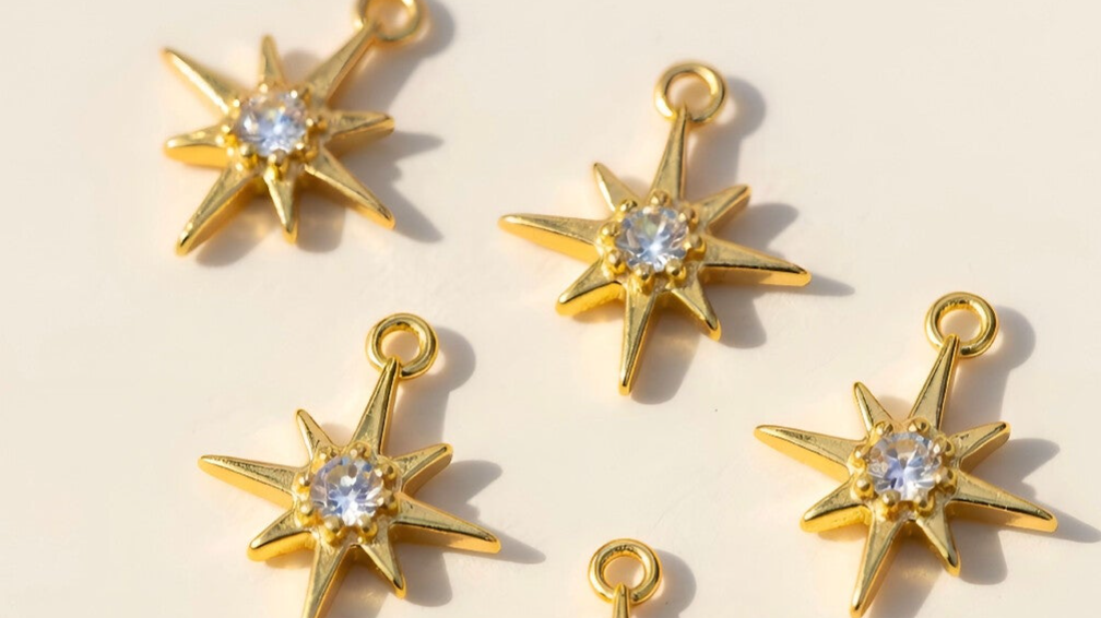 New arrivals at SuzyBee Studio: sparkly CZ jewelry, charms and jewelry making supplies