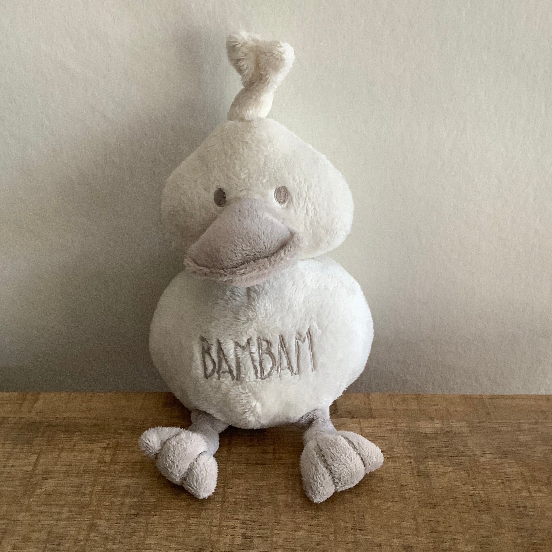 Bambam eend grijs/beige