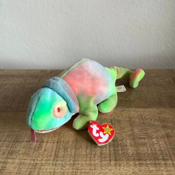 Ty beanie babies collection kameleon Rainbow