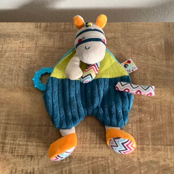 Tuctuc zebra knuffeldoekje