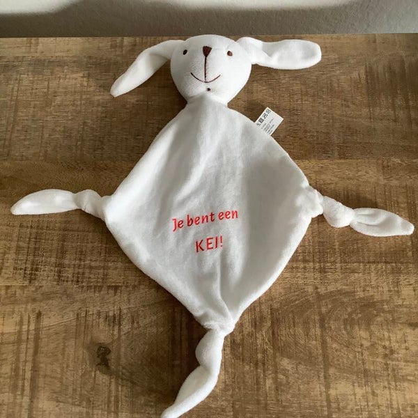 Konijn knuffeldoekje
