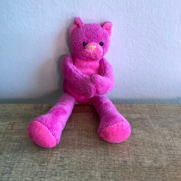 Hema magneet kat/poes roze