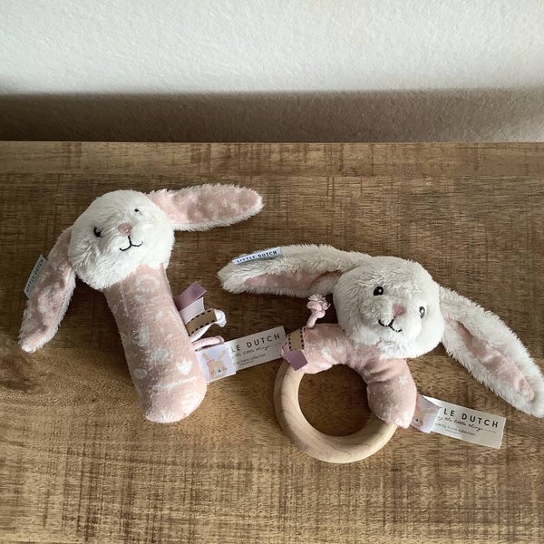 Little dutch konijn rammelaar en bijtring