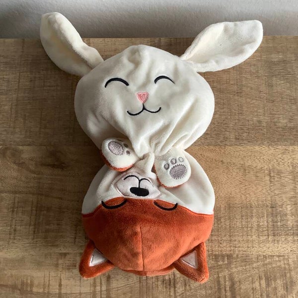 Hema wissel knuffel konijn vos