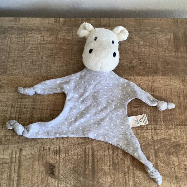 Topomini nijlpaard knuffeldoekje