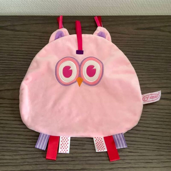 Funnies uil label speendoekje