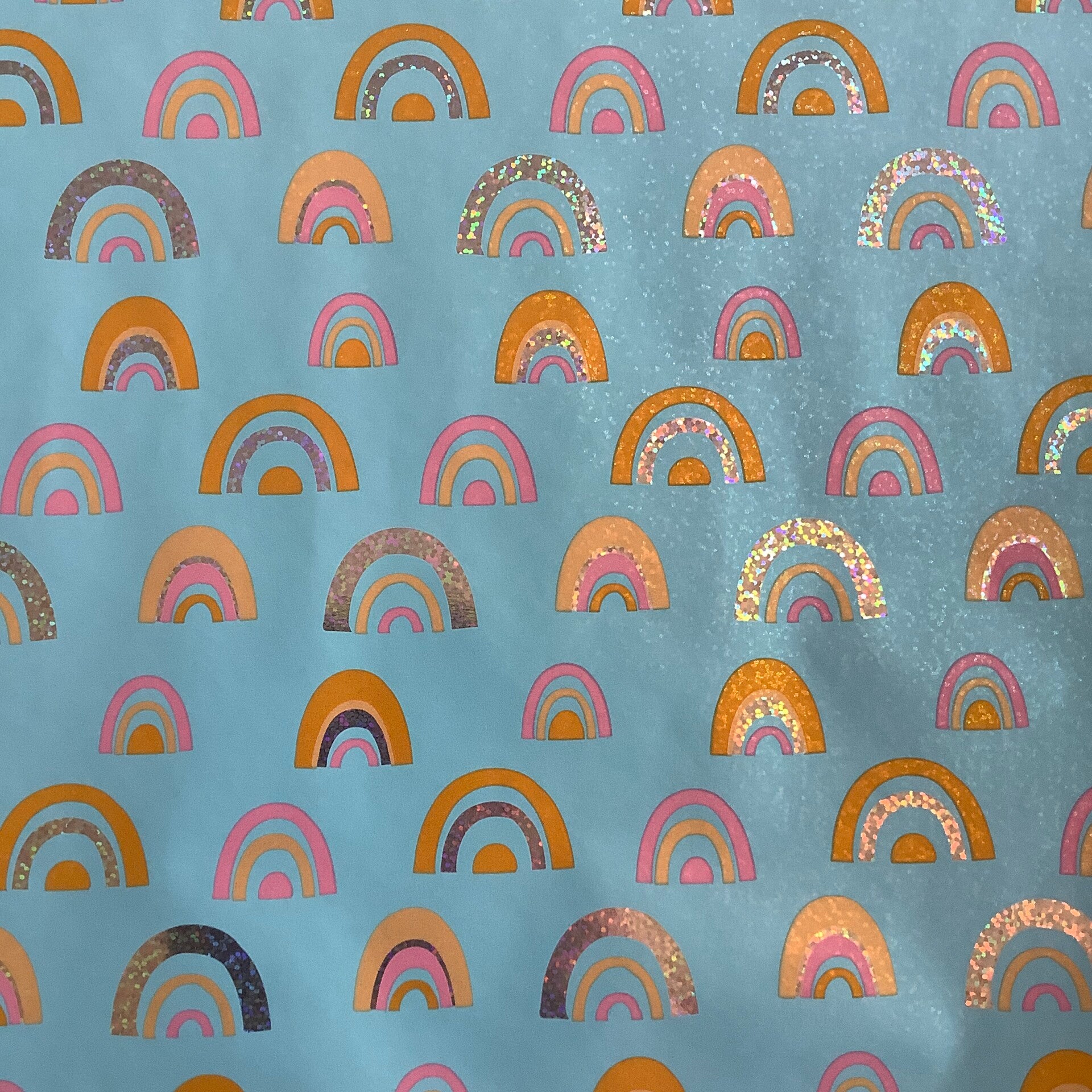 Ingepakt cadeau geven Regenboog Glitter