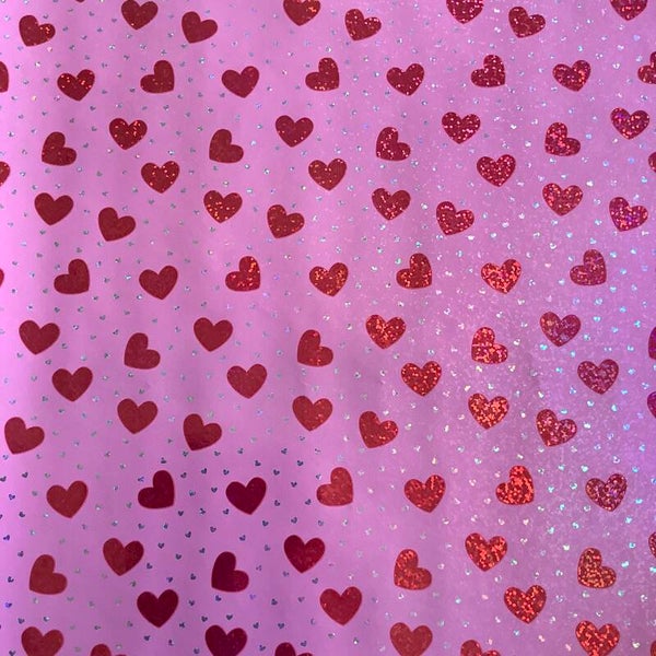 Ingepakt cadeau geven Hartjes Glitter