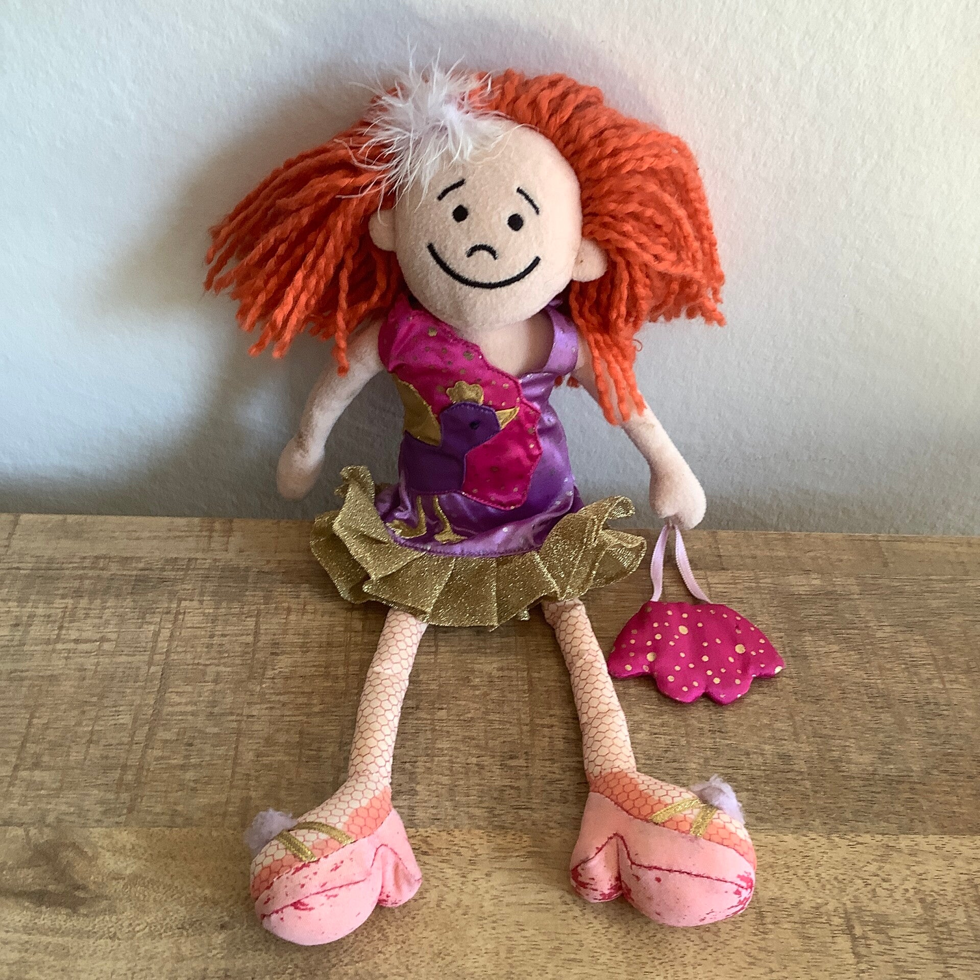 Jellycat meisje met tasje