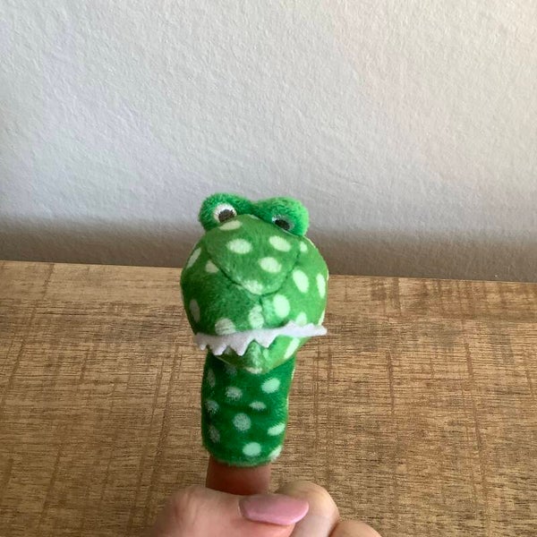 Hema draak dino vingerpopje