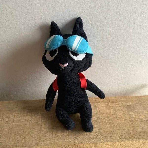 Ikea kat poes met bril en rugzak