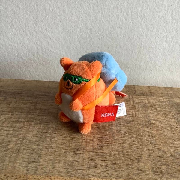 Hema kat poes met rugtas