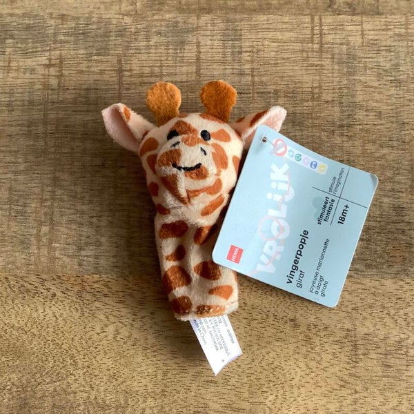 Hema giraffe vingerpopje