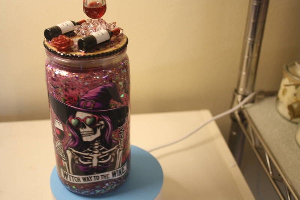 Witchy Snow Globe Cup