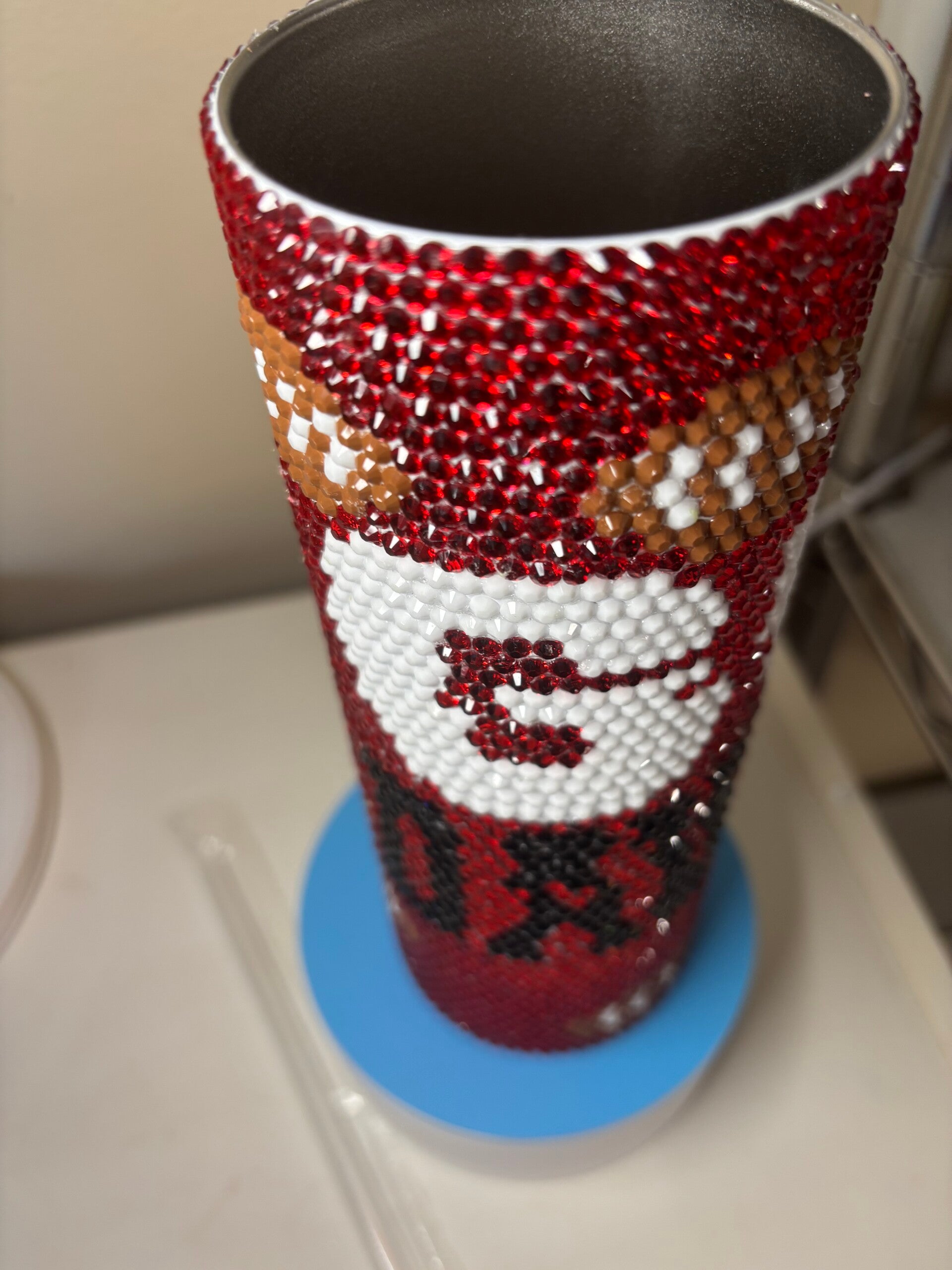 Georgia Bull Dog Dazzled tumbler