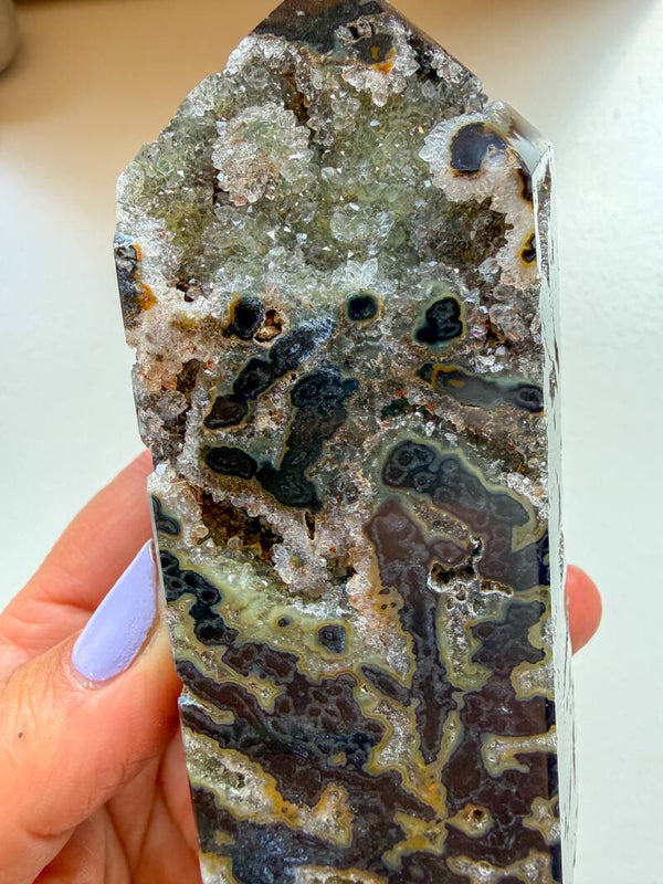 Druzy Agaat toren