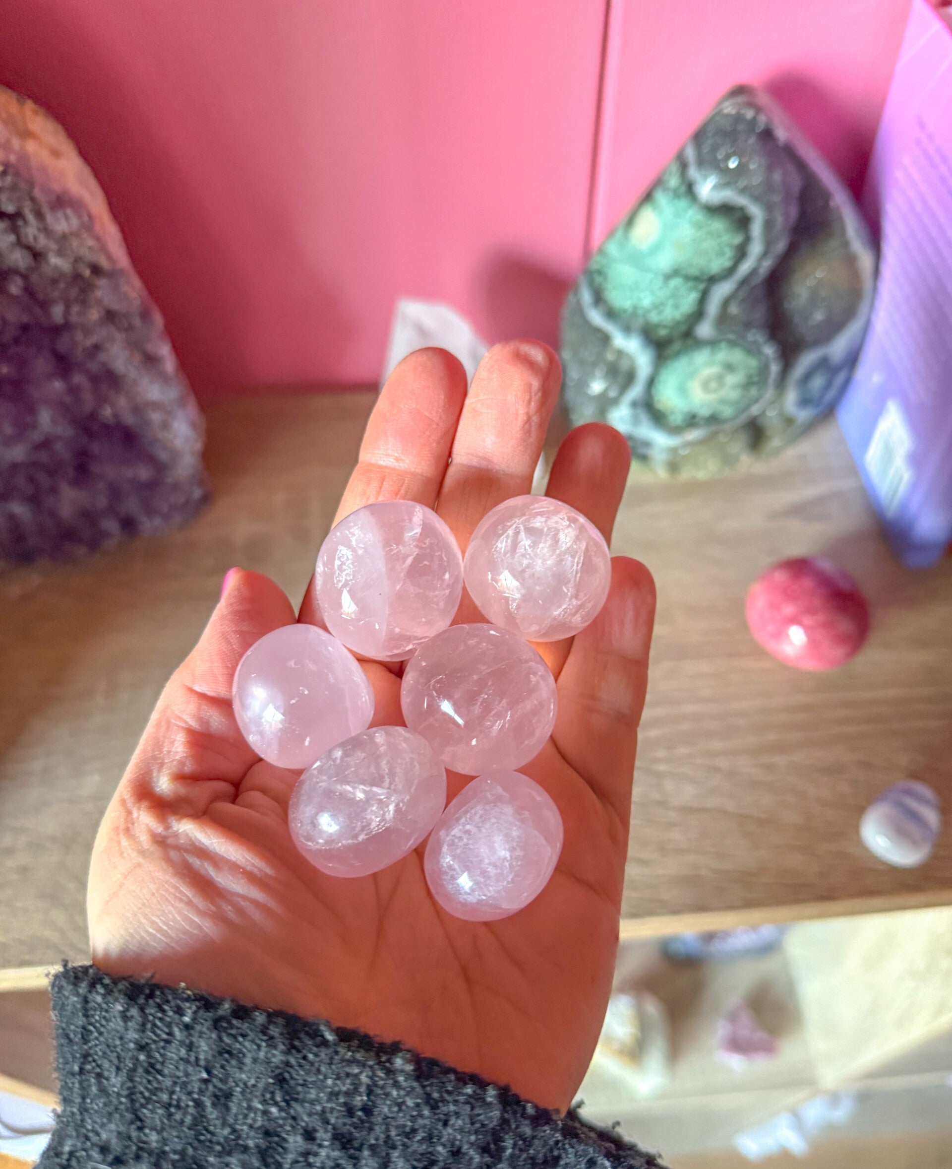 A kwaliteit Rozekwarts bol