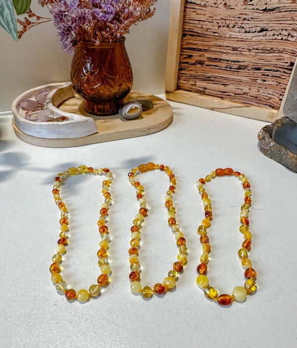 A kwaliteit baltische Barnsteen baby en kind ketting