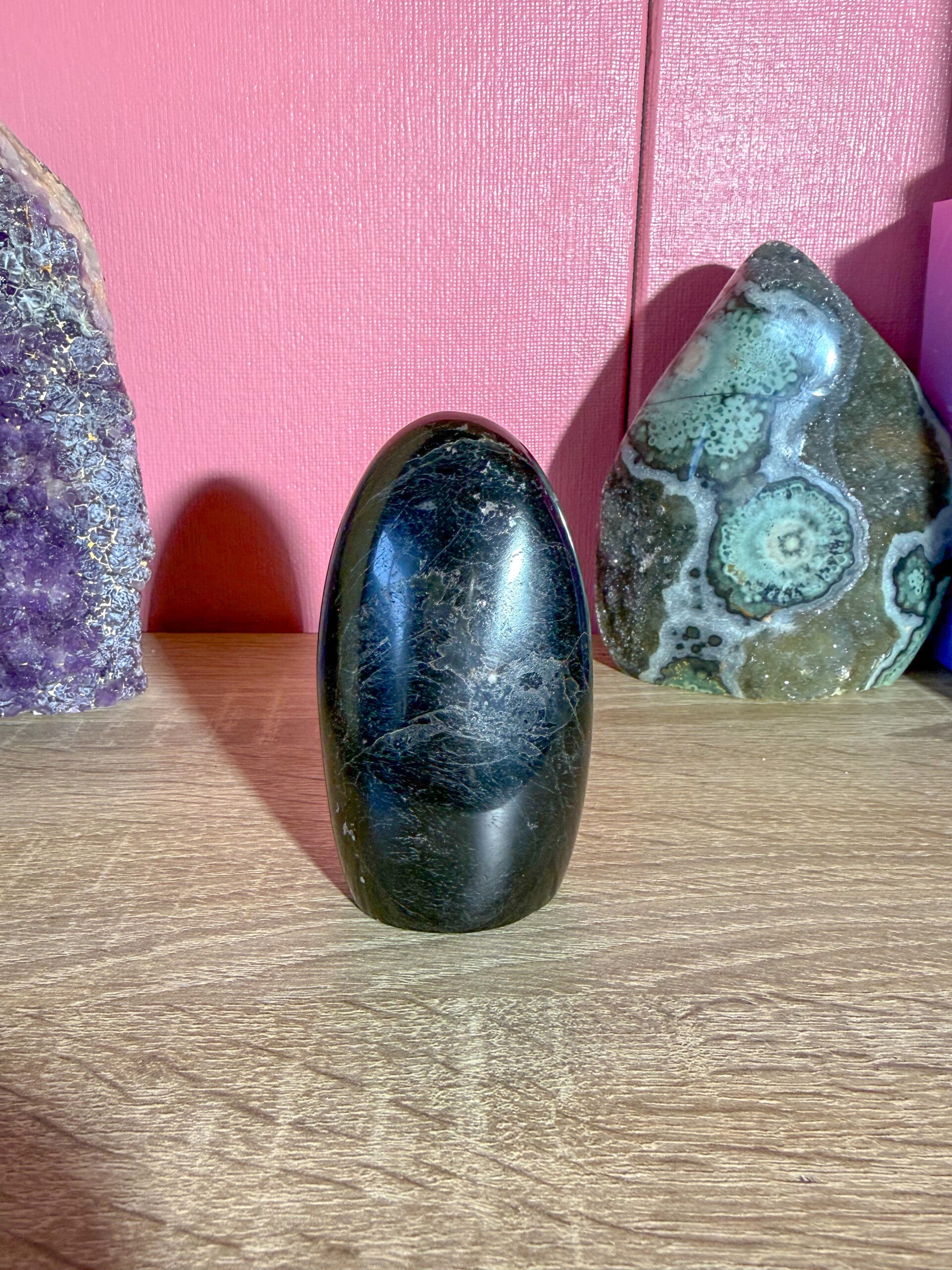 Zwarte Toermalijn sculptuur