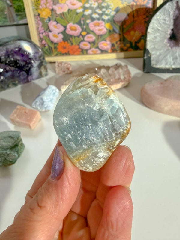 XL Calciet trommelsteen