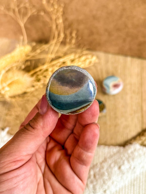 Polychroom Jaspis “Sun Eclipse”