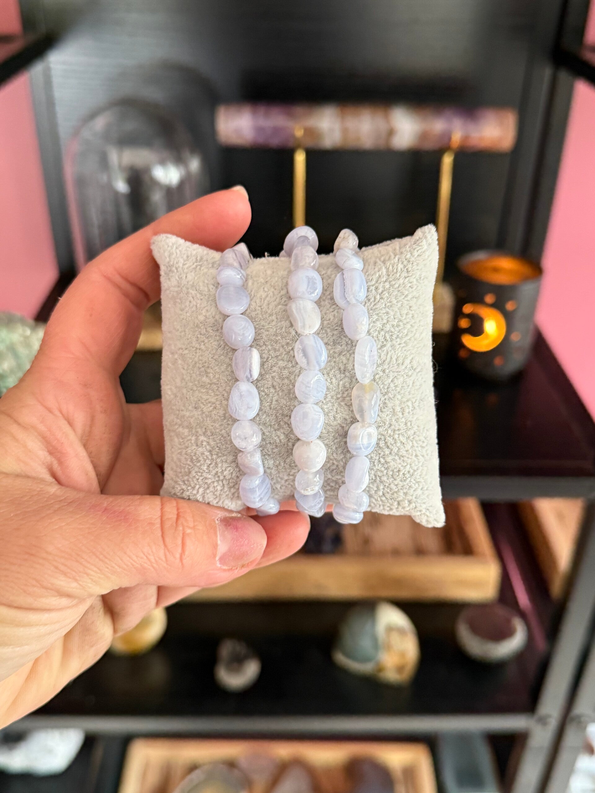 Armband Blue Lace Agaat