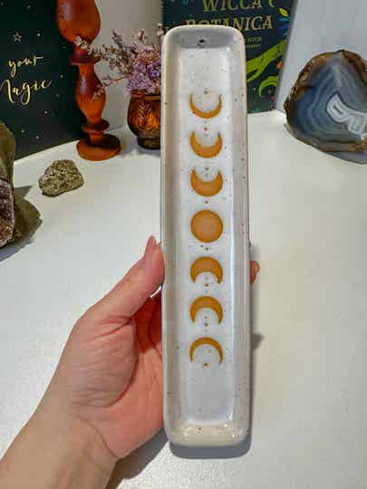 Maanfasen Wierookhouder