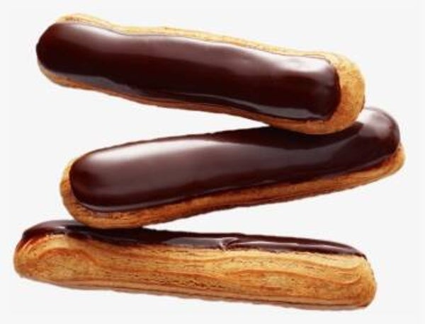 Éclairer med chokladkräm