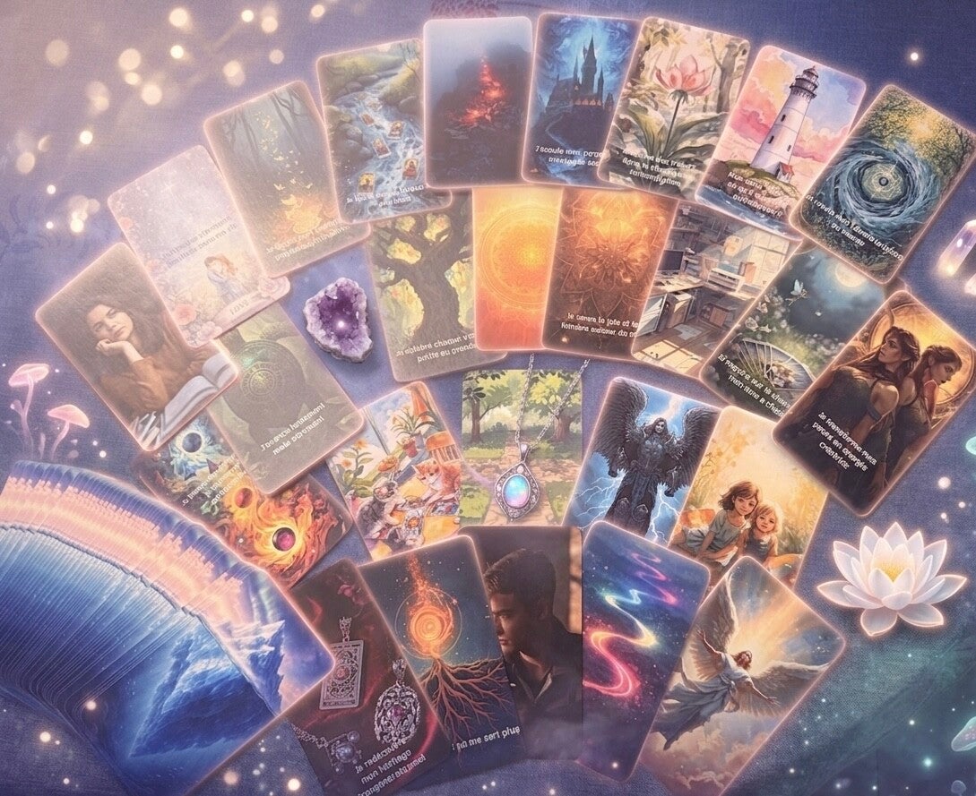 Tarot & guidance intuitive 30 min (sur RDV 3 formats)